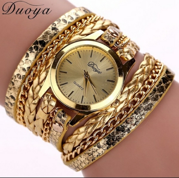 Duoya Wrap Watches Snakeskin c - Picture 2 of 5